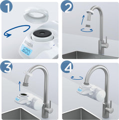 Brita ON TAP Pro V-MF Faucet Water Filter – 600L Capacity