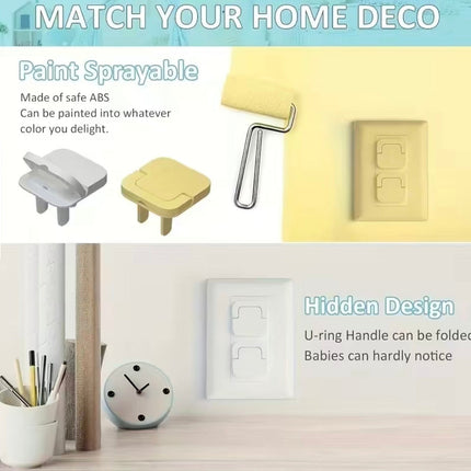 SafePlug Guard | 30-Pack Baby-Proof Electrical Outlet Covers