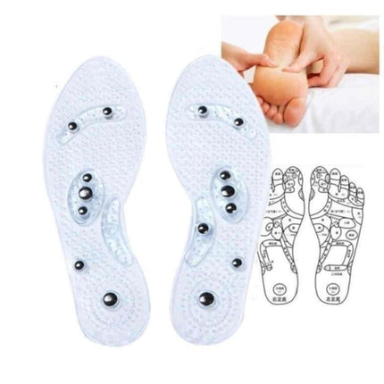 Magnetic Therapy Gel Shoe Insoles | Foot Care Comfort Pads for Men — Pain Relief & Relaxation