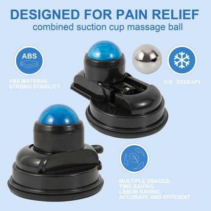 CryoRoll Cold Massage Roller Ball | Portable Cryo Ball for Neck, Back & Muscle Recovery