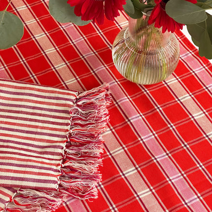 Camila Plaid Table Runner