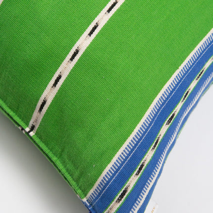 Cantel Pillow - Green & Blue