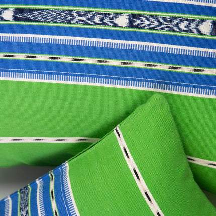 Cantel Pillow - Green & Blue