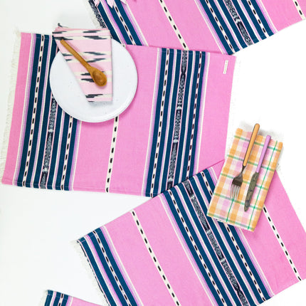 Cantel Placemat - Pink & Blue