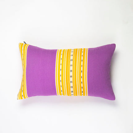 Cantel Pillow - Orchid & Mustard
