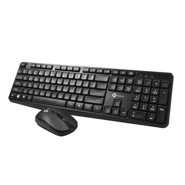 CAPSUL Essentials Wireless Mouse & Keyboard Combo for Office Productivity