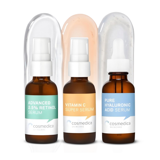 Cosmedica Facial Serum Trio Set