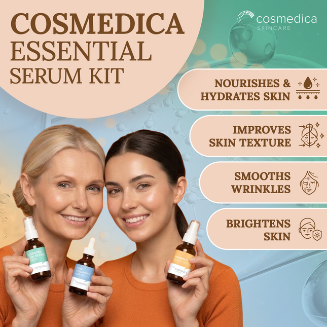 Cosmedica Facial Serum Trio Set