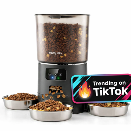 Smart 3-Bowl WiFi Multi-Pet Feeding System | 6L Capacity · Individual Portion Control · 2-Way Audio
