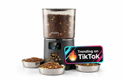 Smart 3-Bowl WiFi Multi-Pet Feeding System | 6L Capacity · Individual Portion Control · 2-Way Audio