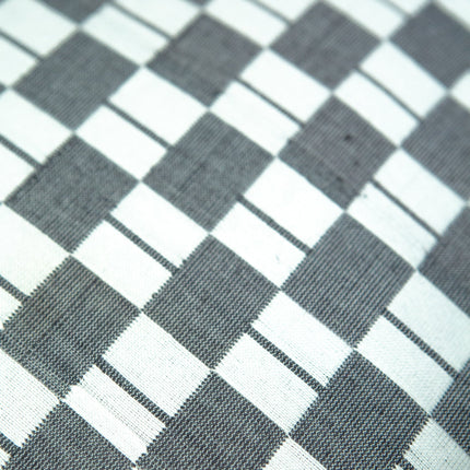 Sujani Pillow - Black & White Checkered Pillow