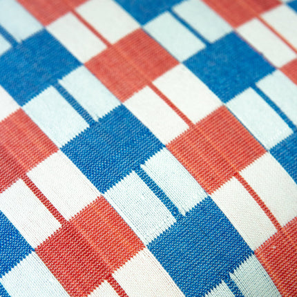 Sujani Pillow - Red & Blue Checkered