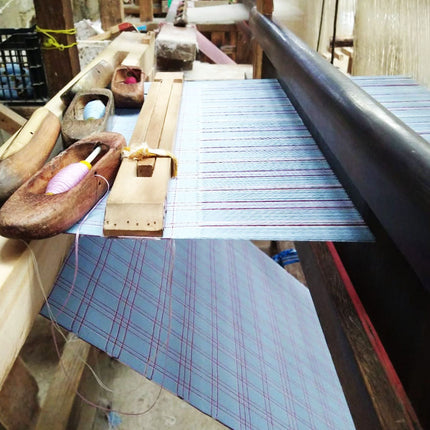 Chiapas Plaid Light Blue Placemat
