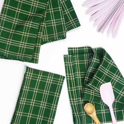 Chiapas Plaid Forest Napkins
