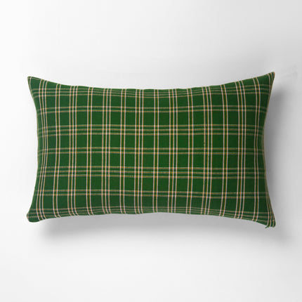 Chiapas Plaid Forest Green Pillows