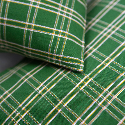 Chiapas Plaid Forest Green Pillows