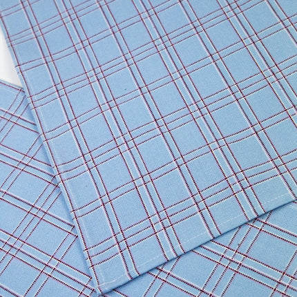 Chiapas Plaid Light Blue Placemat