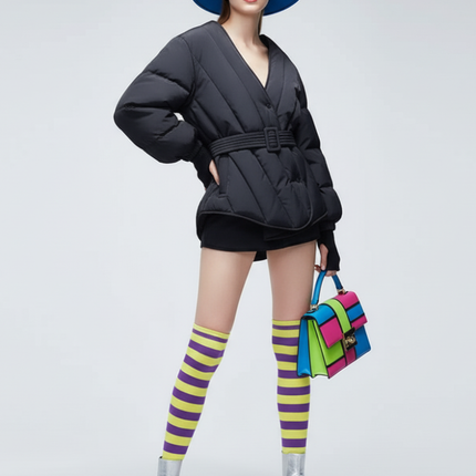 Classic Crossed Puffer Jacket SUTTON PLACE BYMANYC ® New York
