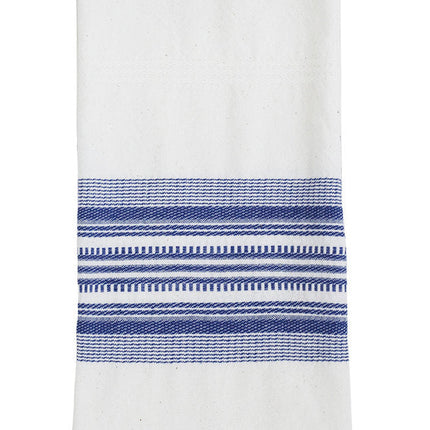 White & Blue Kitchen Towel