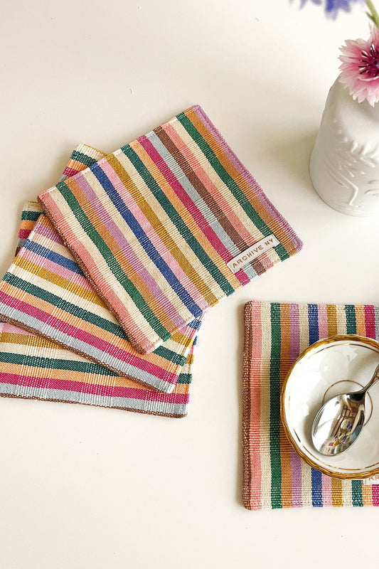 Valentina Rainbow Coasters