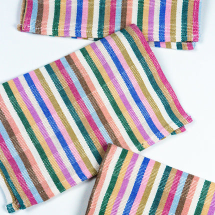 Valentina Rainbow Cocktail Napkin, Set of 4