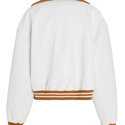 Color-block PU Leather Jacket, Soho | Women - BYMANYC ® New York