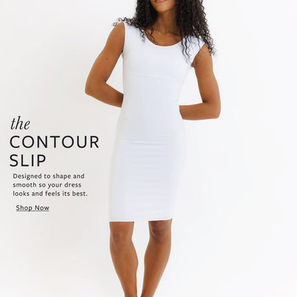 Contour Knee-Length Shaping Slip