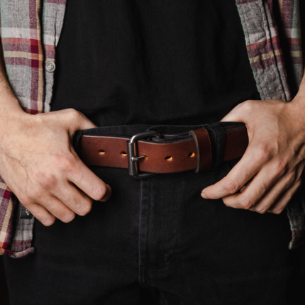 The Guardian Gun Belt - Made in USA - Lifetime Warranty - 14 oz Leather