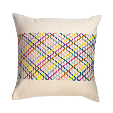 Cotzal Rainbow Brocade Pillows