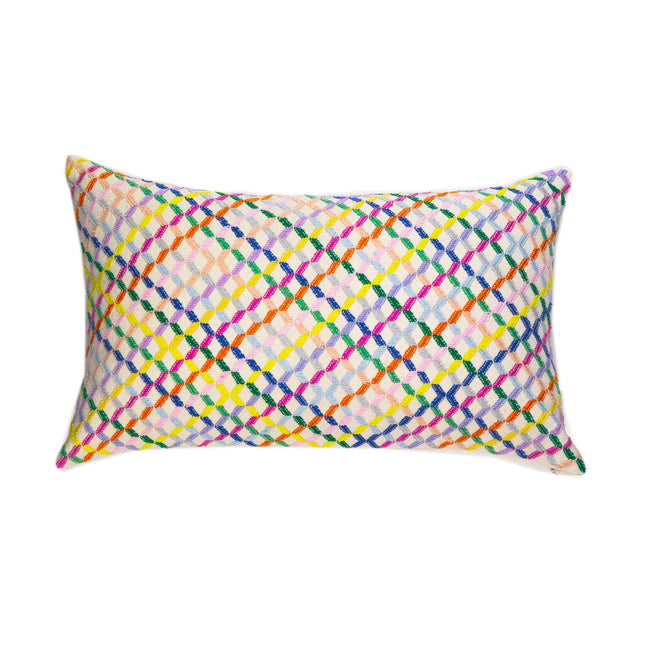 Cotzal Rainbow Brocade Pillows