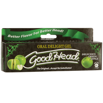 GoodHead Oral Delight Gel – Green Apple Flavored Oral Sex Enhancer 4oz