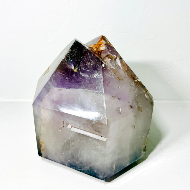Large Raw Amethyst Prism: Lavender Crystal Display Piece (13.2LB)