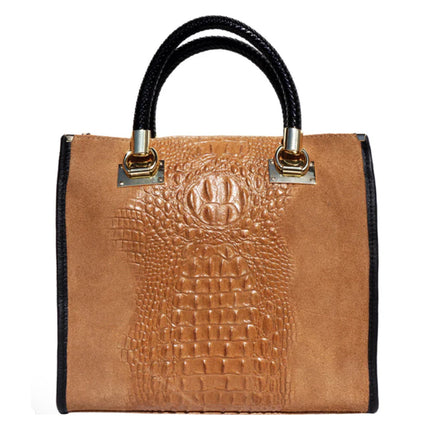 Open Tote Leather Bag