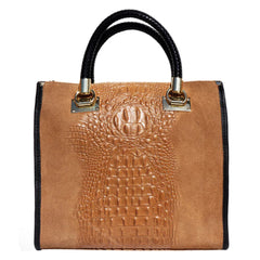 Open Tote Leather Bag