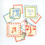 Face Party Cups (x 12) - Art Party Theme
