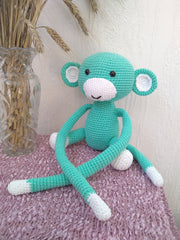 Crochet Monkey Curtain Holder - Cute & Cozy Nursery Decor