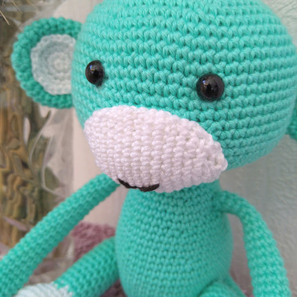 Crochet Monkey Curtain Holder - Cute & Cozy Nursery Decor