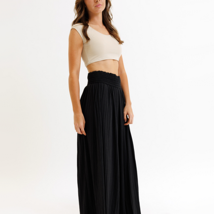 Demi Cotton Stretch Cropped Tee