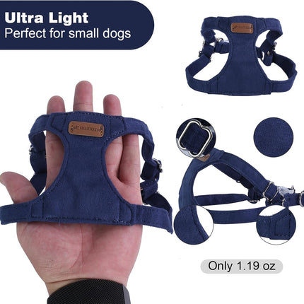 No Pull Puppy Harness, Leash & Collar Set — Soft, Escape-Proof, Adjustable