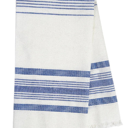 White &amp; Blue Kitchen Towel