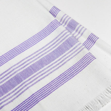 White & Lilac Kitchen Towel