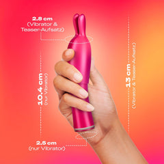 Durex 2-in-1 Vibrator & Stimulating Head – Waterproof with 7 Vibration Modes!