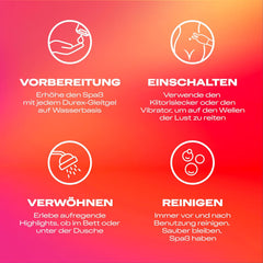 Durex 2-in-1 Vibrator & Stimulating Head – Waterproof with 7 Vibration Modes!