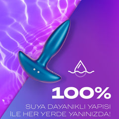 Durex Vibrating Anal Plug – 7 Modes, USB Rechargeable, Silicone, Waterproof (8 cm)