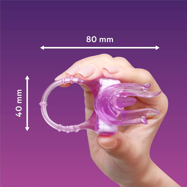 Durex Devil Ring Vibrating Ring – Purple | Flexible & Silent Design