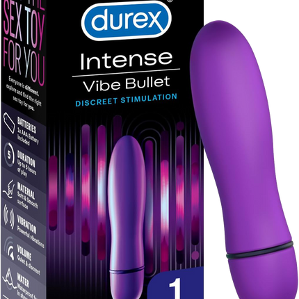 Durex Intense Vibe Bullet – Powerful Vibrating Bullet & Waterproof Feature