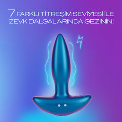 Durex Vibrating Anal Plug – 7 Modes, USB Rechargeable, Silicone, Waterproof (8 cm)