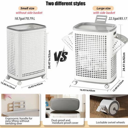 RollEase Laundry Hamper