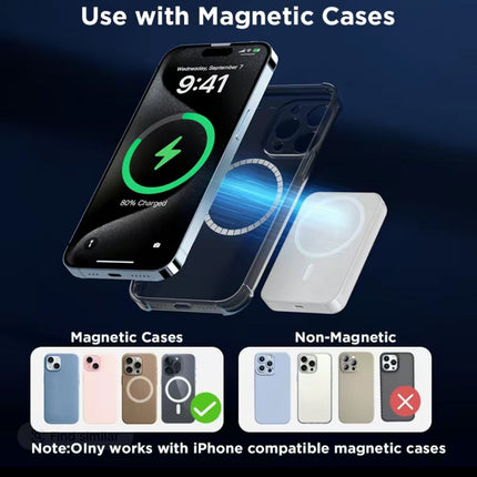 MagPocket Power Bank | 5000mAh MagSafe Compatible Wireless Magnetic Charger