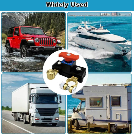 PowerSafe Battery Cut Switch | Vehicle Battery Disconnect for Cars, Boats & RVs